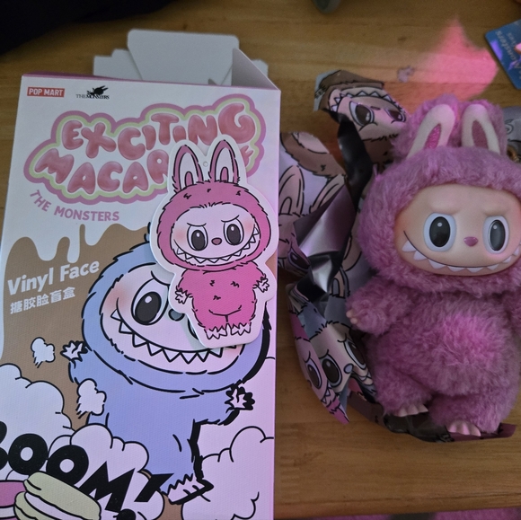 Labubu Popmart Macaron Lychee Pendant - Picture 1 of 7